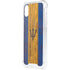 Barbados Flag Dark Wood iPhone XS Clear Case